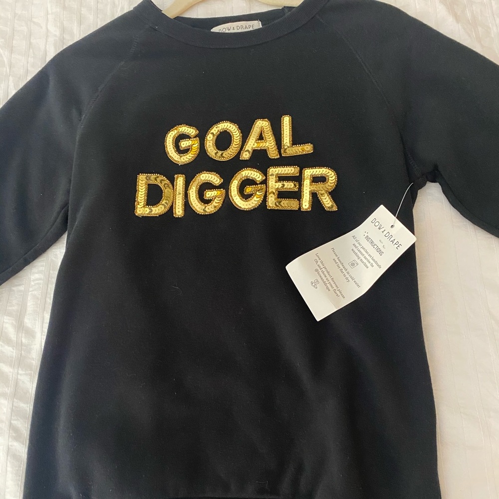 Black Goal Digger Sweatshirt